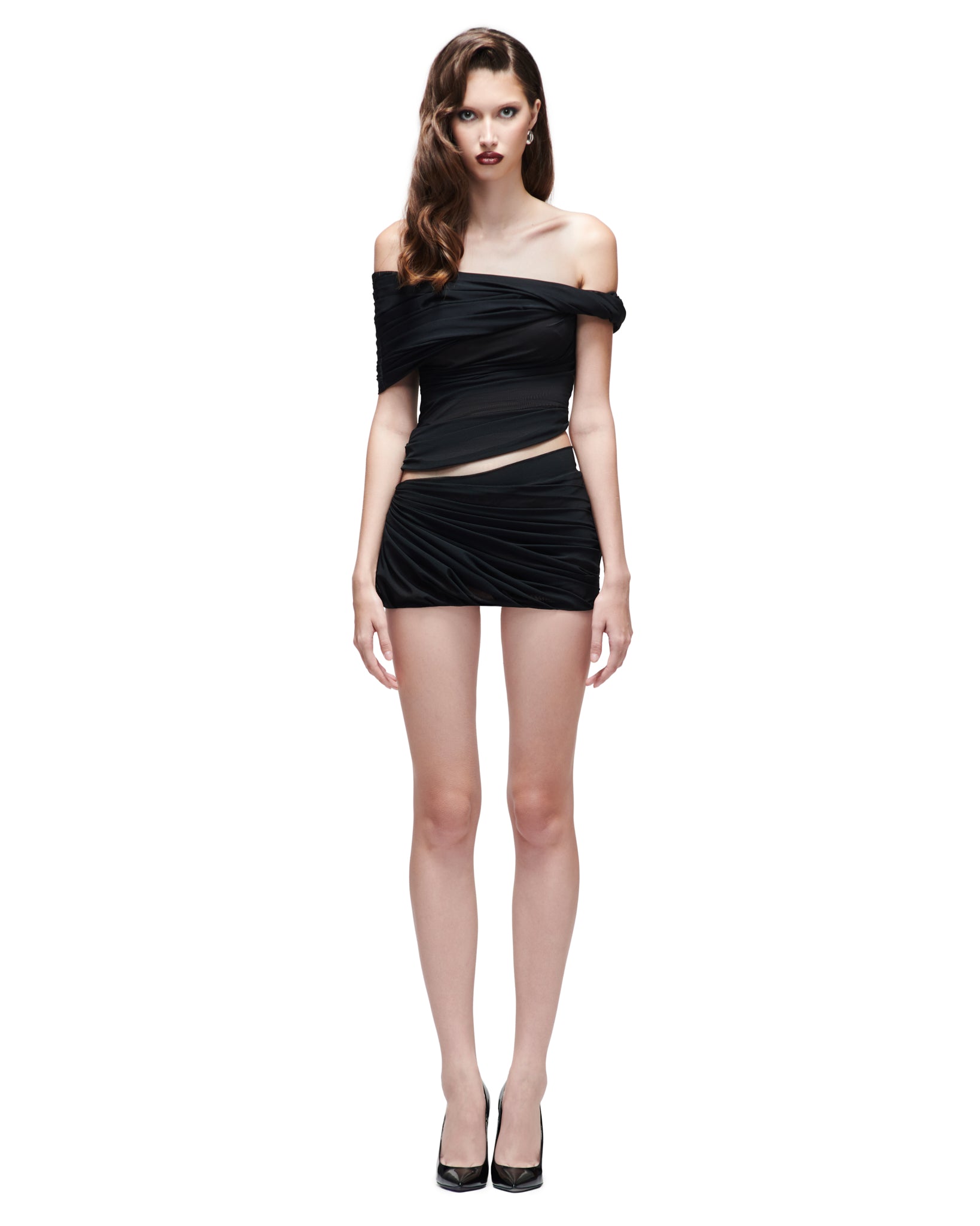 Eira Draped Mesh Set
