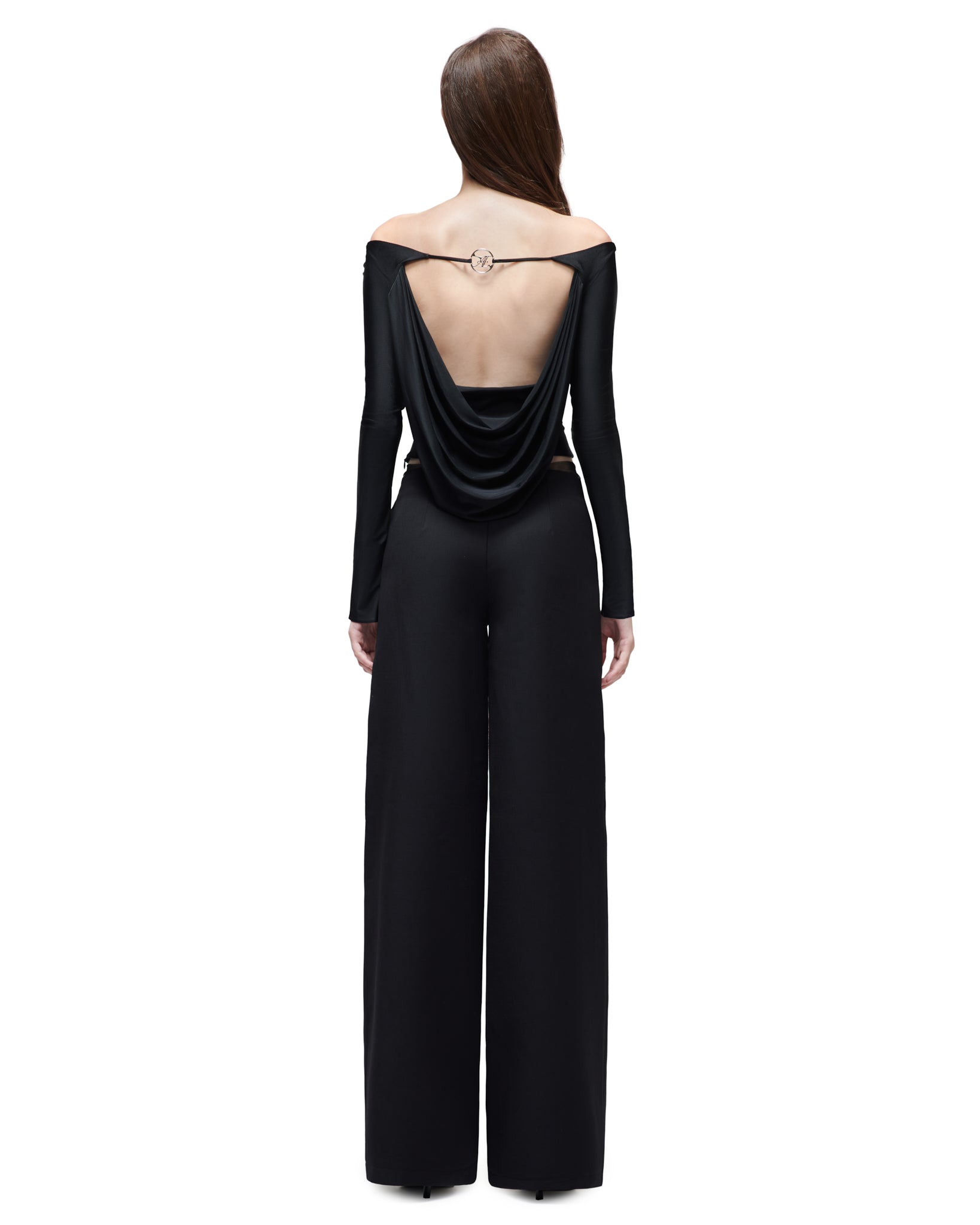 Cyra Draped Back Top